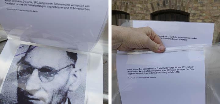 Fotos und Lebensdaten der Opfer, soweit bekannt
