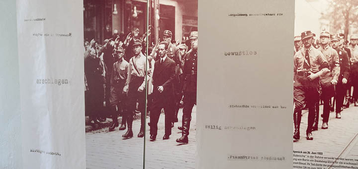 Tatbestand – Intervention in der Gedenkstätte Köpenicker Blutwoche, Detail